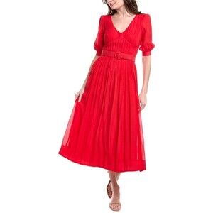 Taylor Womens Maxi Dress 12 Red